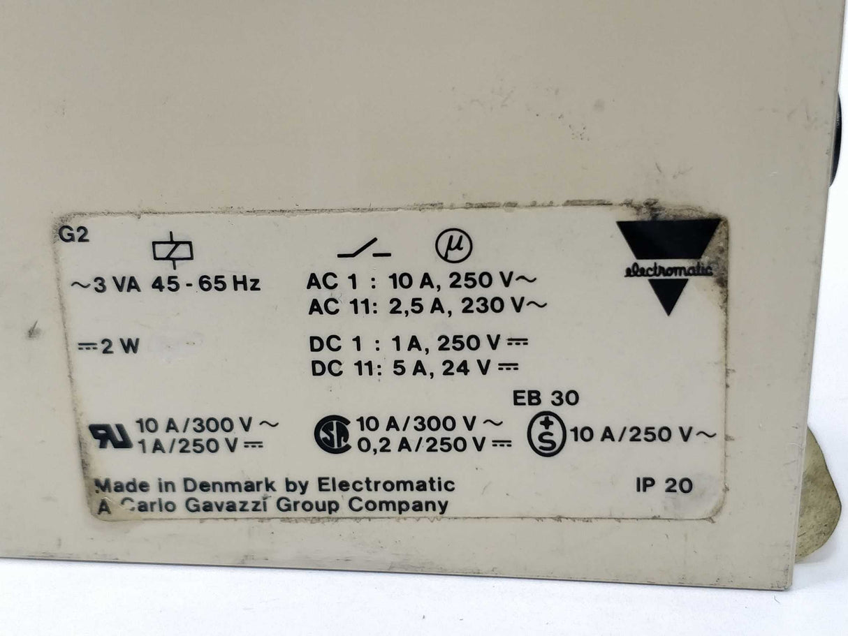 Electromatic S 183 156 230 Sensor Control 230V 50/60Hz