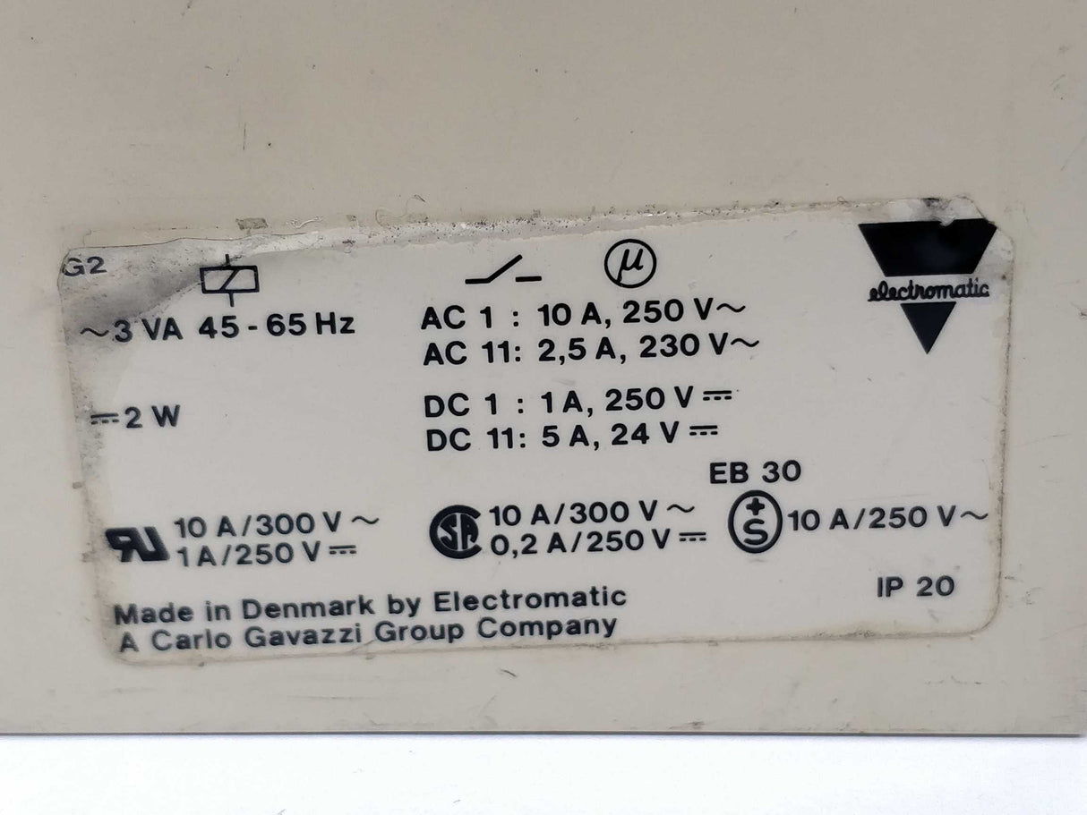 Electromatic S 183 156 230 Sensor Control 230V 50/60Hz