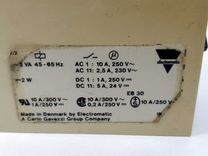 Electromatic SB 125 724 Delay on release After Deenergisation