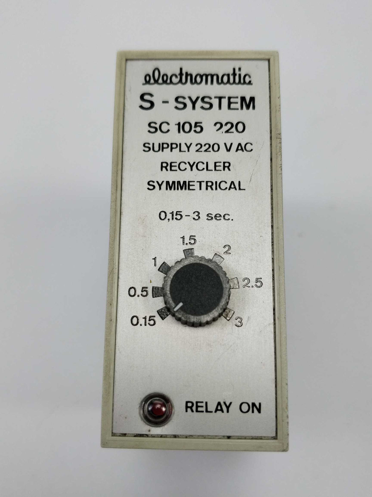 Electromatic SC 105 220 Recycler Symmetrical