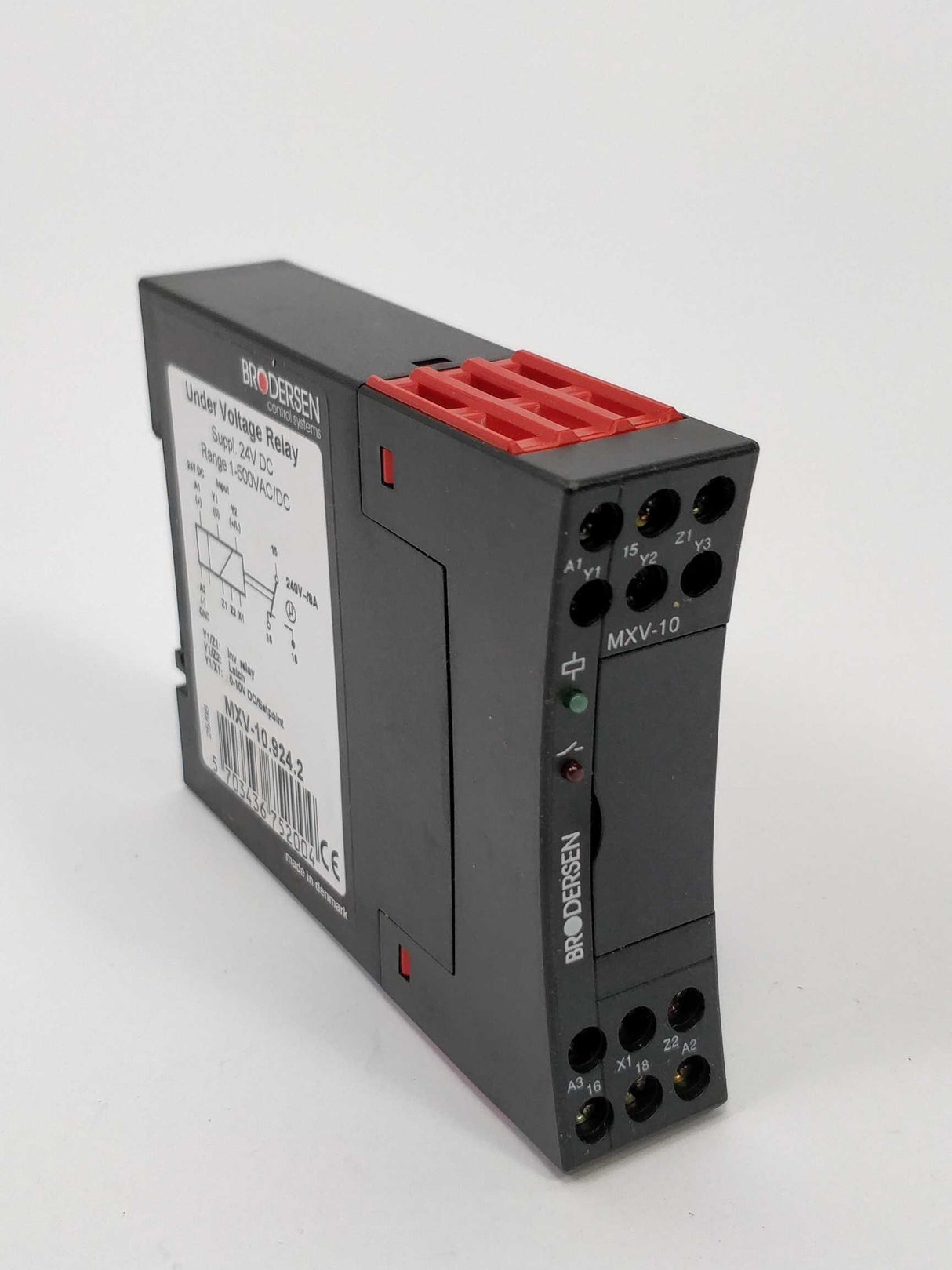 BRODERSEN MXV-10.924.2 Under Voltage Relay 24VDC