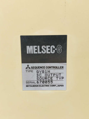 Mitsubishi GY81N MELSEC-G DC Output Source Typ