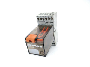 Schrack MT326024 Plug-in Relay 11 pin 3 C/O 24VAC 10A + AB 700-HN203, Ser.A