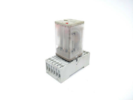 TELEMECANIQUE RUN31A21B7 Universal relay 24VAC 10A + AB 700-HN203, Ser.A