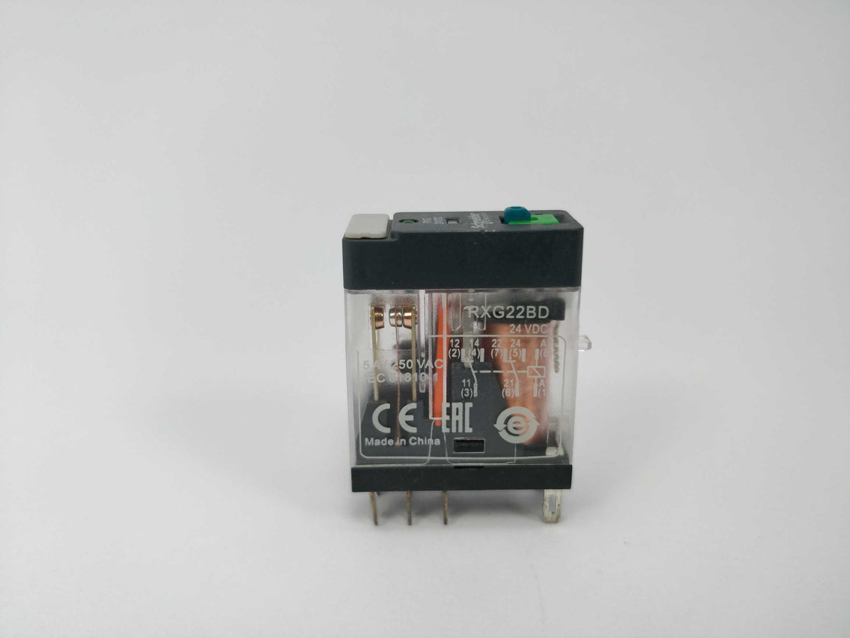 Schneider Electric RXG22BD Interface Plug In Relay Pack of 3