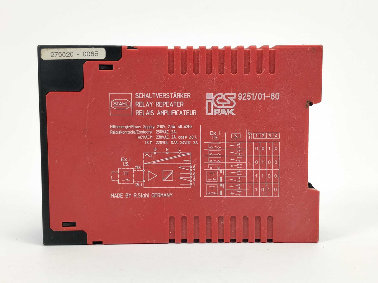 Stahl 9251/01-60 Relay repeater