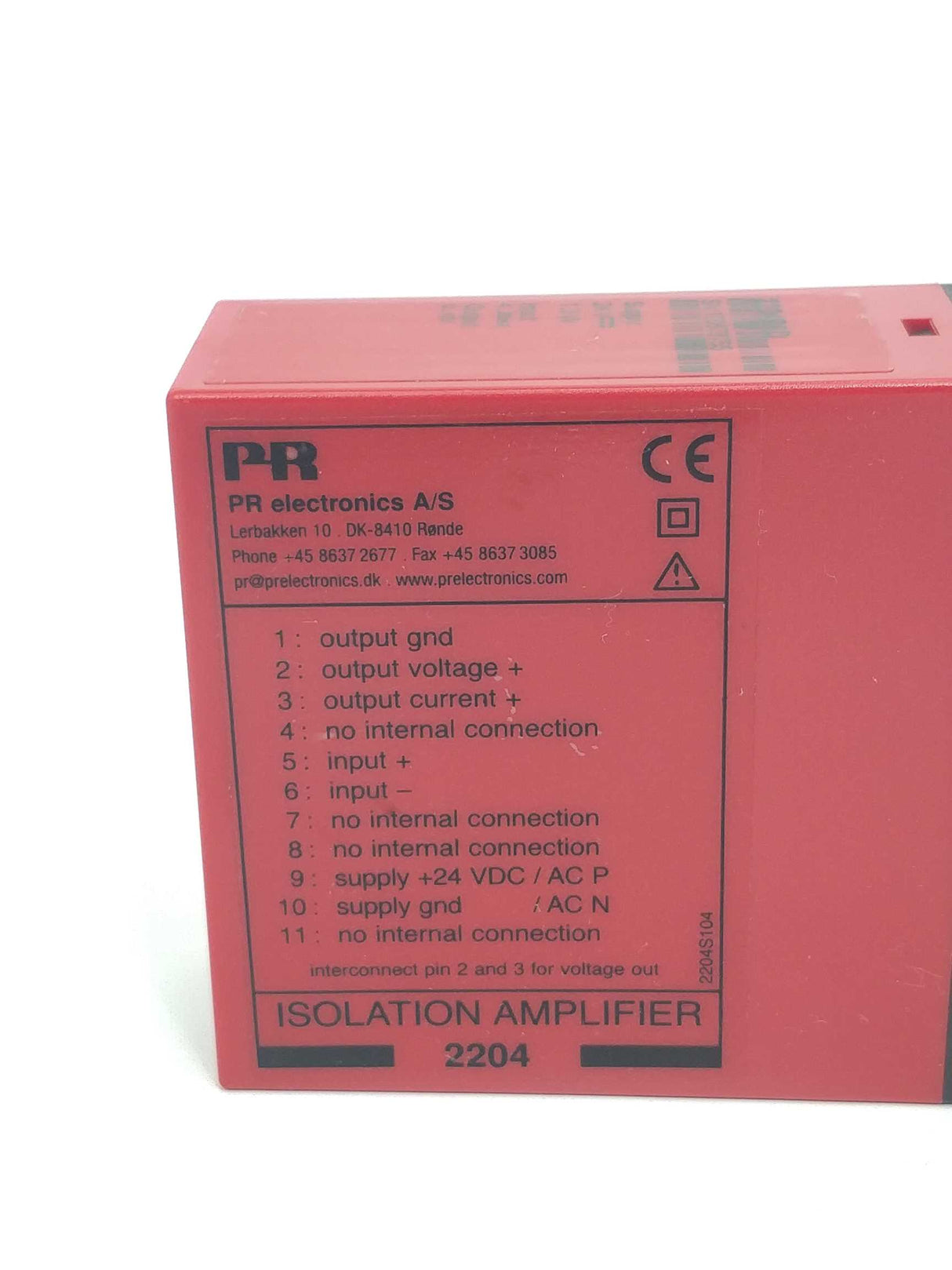 PR 2204B6D Isolation Amplifier