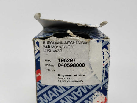 Eagle Burgmann KSB-MG13/38-G60 Mechanical seal