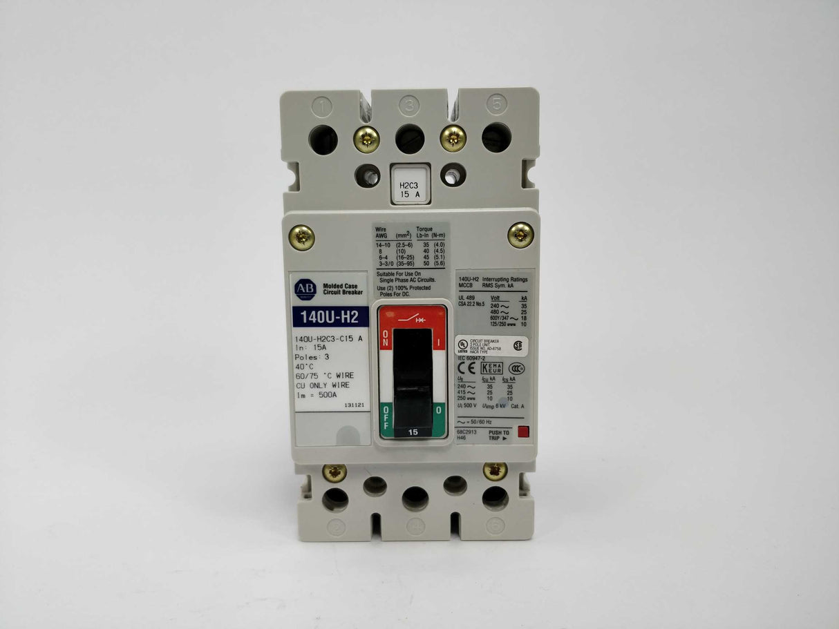 AB 140U-H2C3-C15 A Circuit Breaker 50A