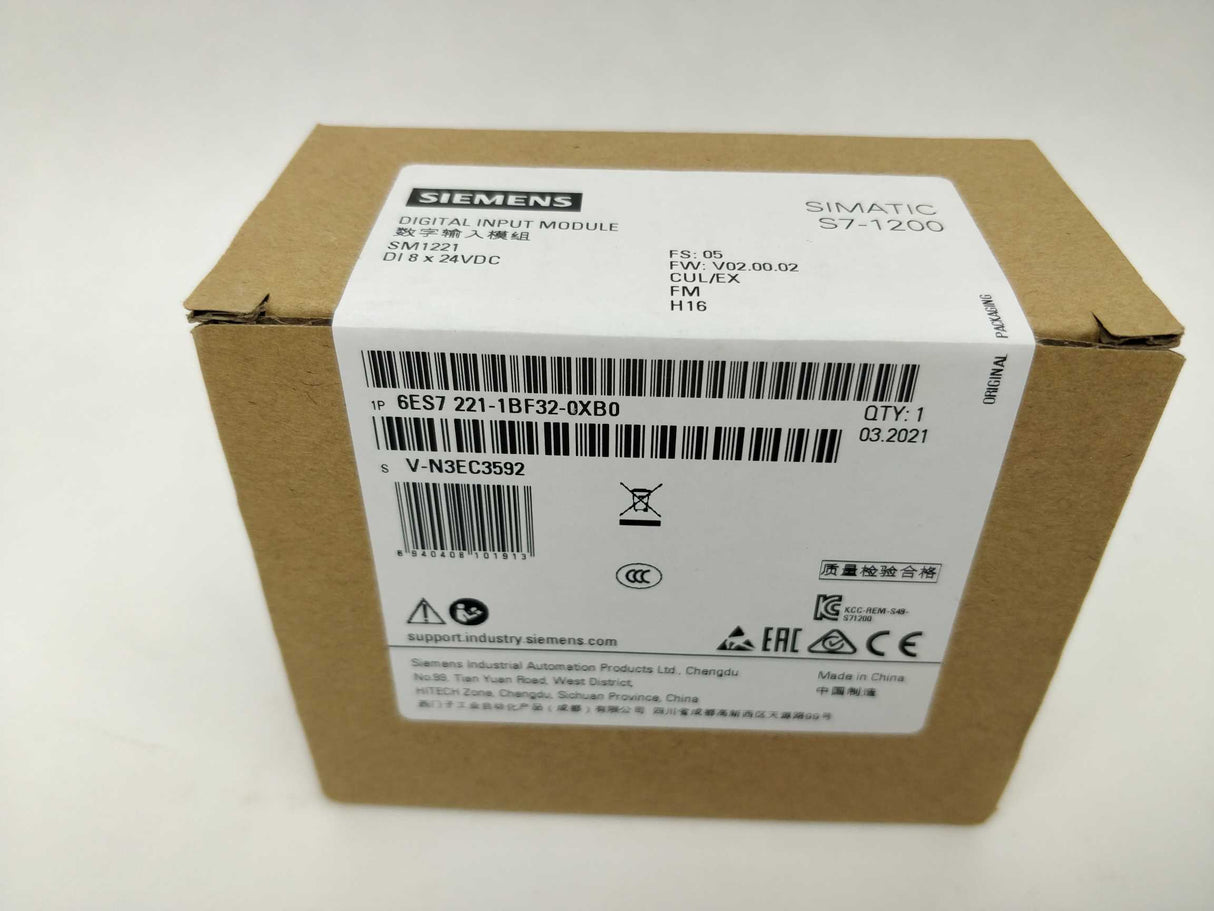 Siemens 6ES7221-1BF32-0XB0 Digital input module