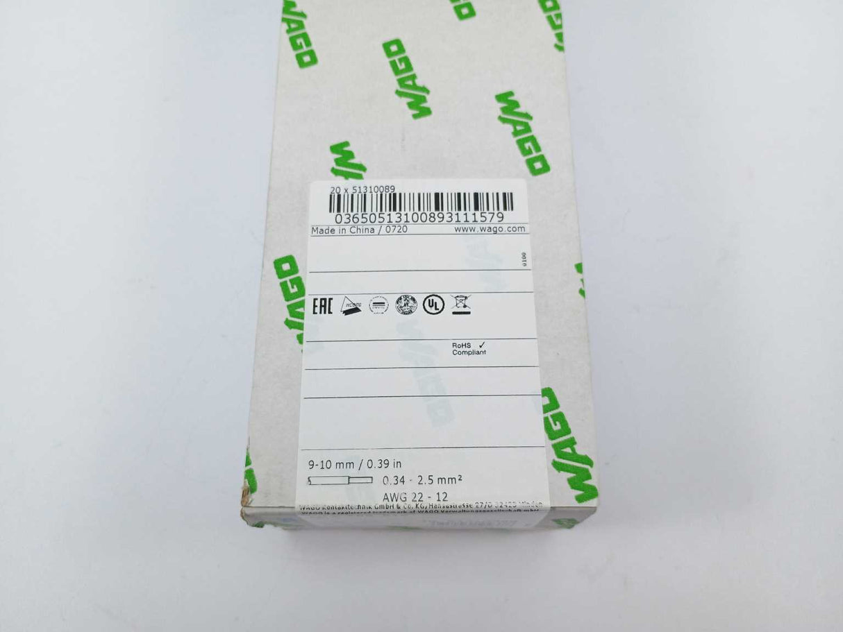 Wago 788-516 Relay Module 20 Pcs.