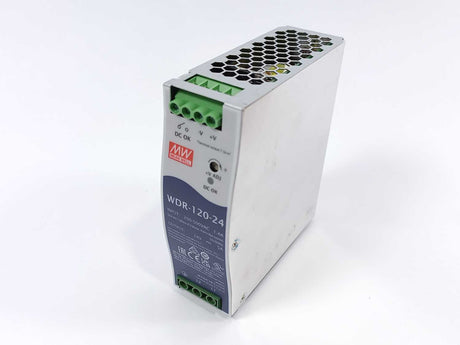 Mean Well WDR-120-24 24V 5A AC-DC Industrial DIN rail power supply