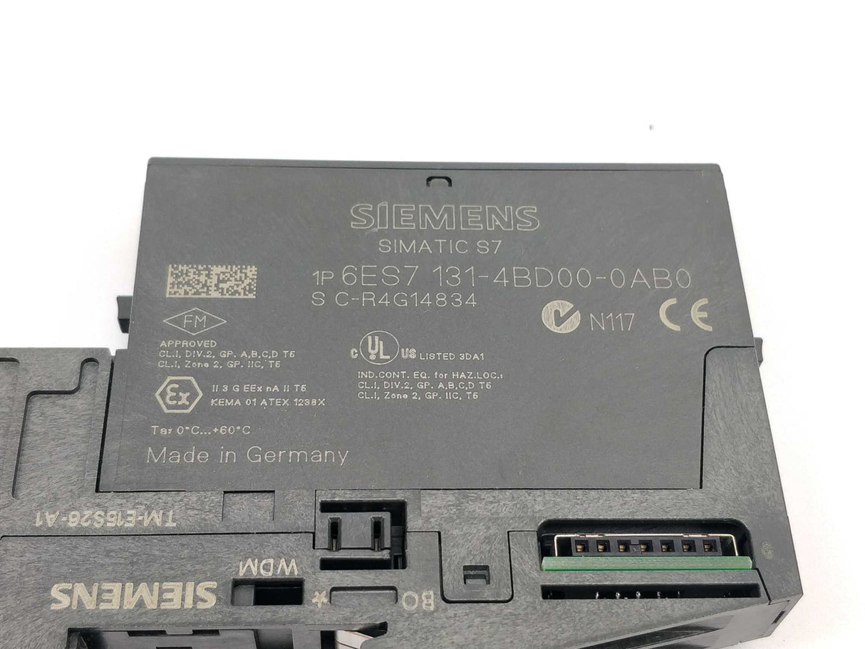 Siemens 6ES7131-4BD00-0AB0 With 6ES7193-4CA40-0AA0