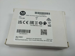 AB 1734-IB8 POINT I/O 8 Point Digital Input Module Ser.D, FW 3.031