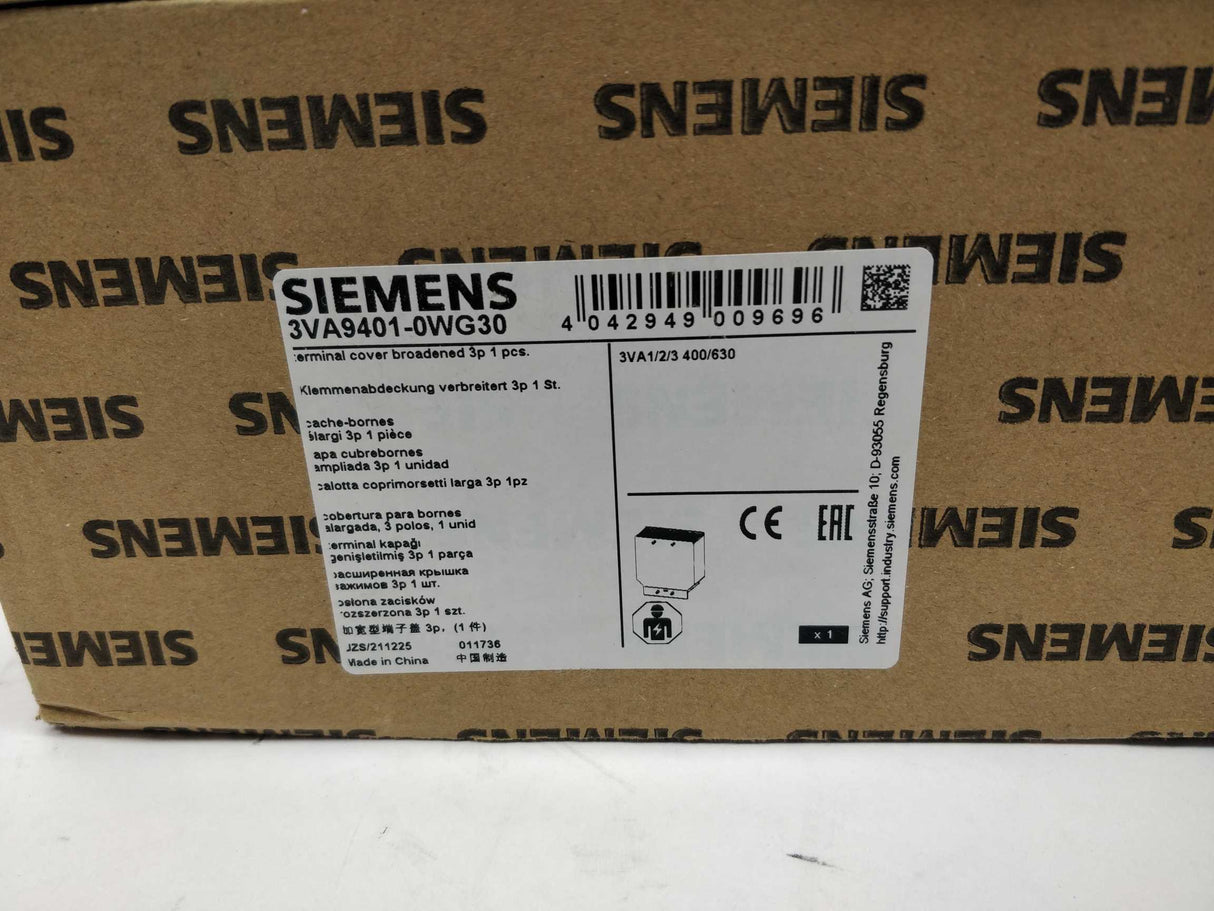 Siemens 3VA9401-0WG30 Low voltage 3VA circuit breaker accessory