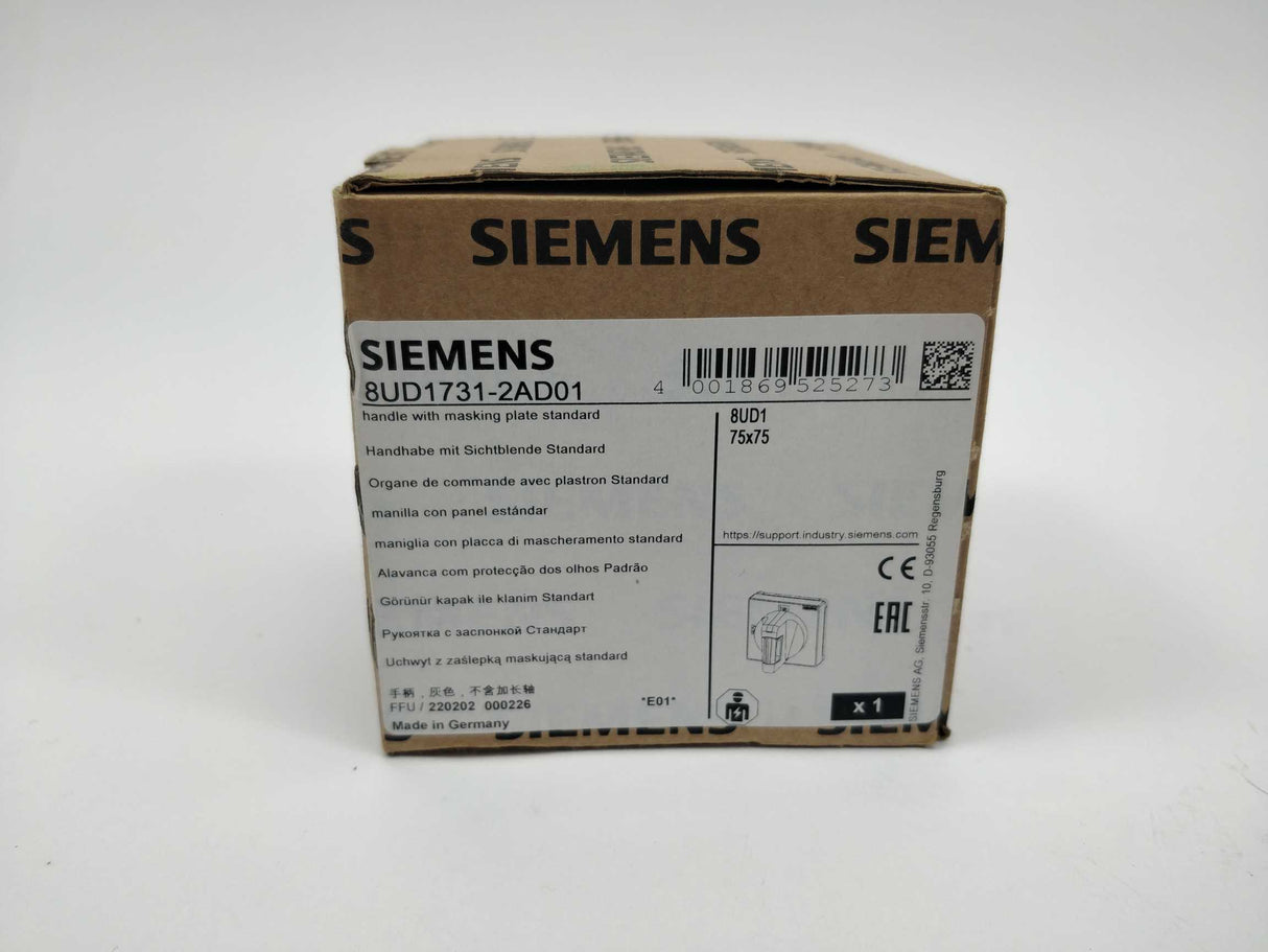 Siemens 8UD1731-2AD01 Handle with masking frame standard Size 75x 75