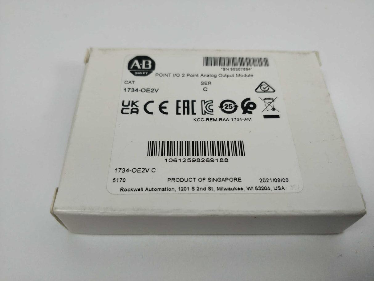 AB 1734-OE2V POINT I/O 2 Point Analog Output Module Ser C, FW. 3.008