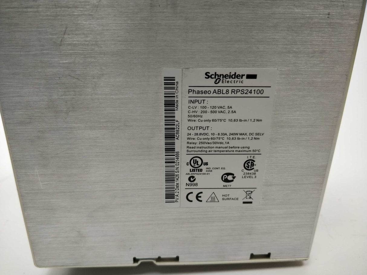 Schneider Electric ABL8RPS24100 28,8V 8A Power Supply