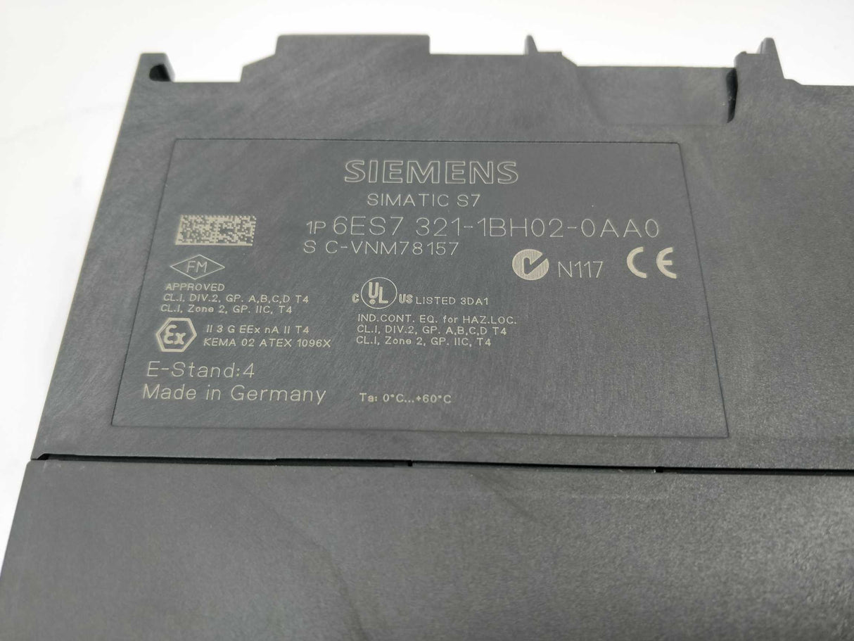 Siemens 6ES7321-1BH02-0AA0 SIMATIC S7-300 Digital Input