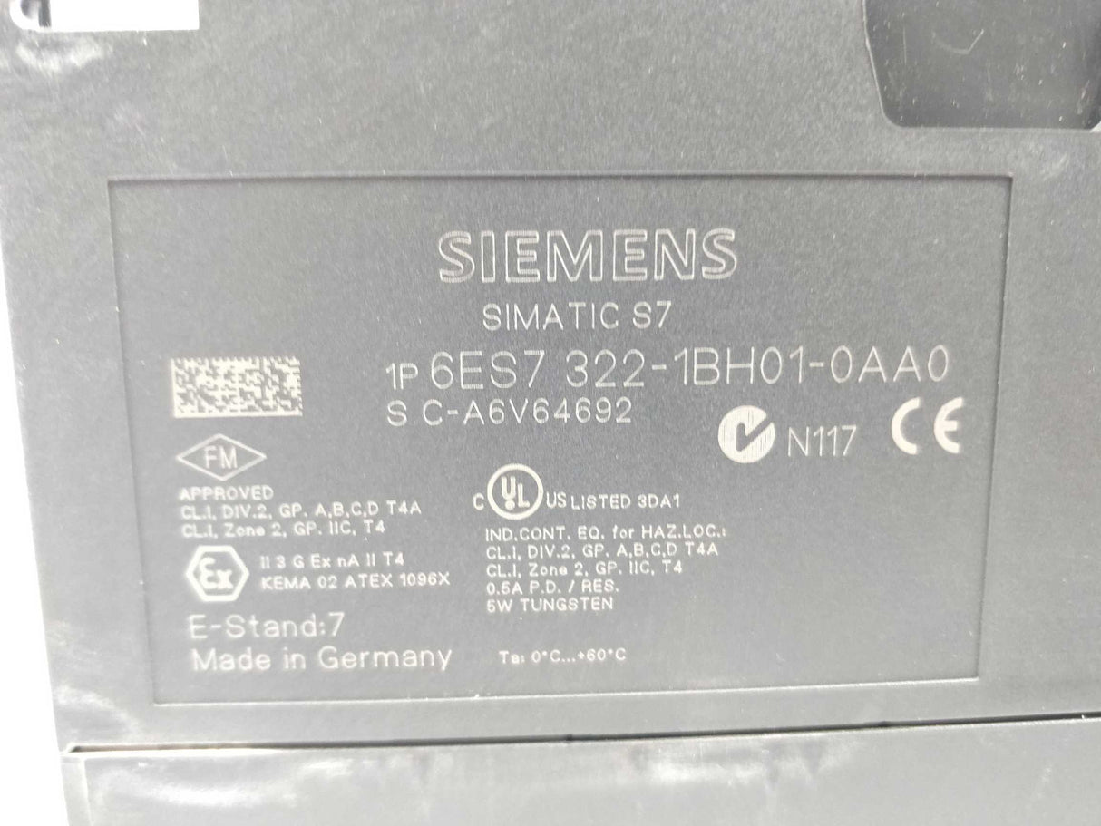 Siemens 6ES7322-1BH01-0AA0 SIMATIC Digital output SM322