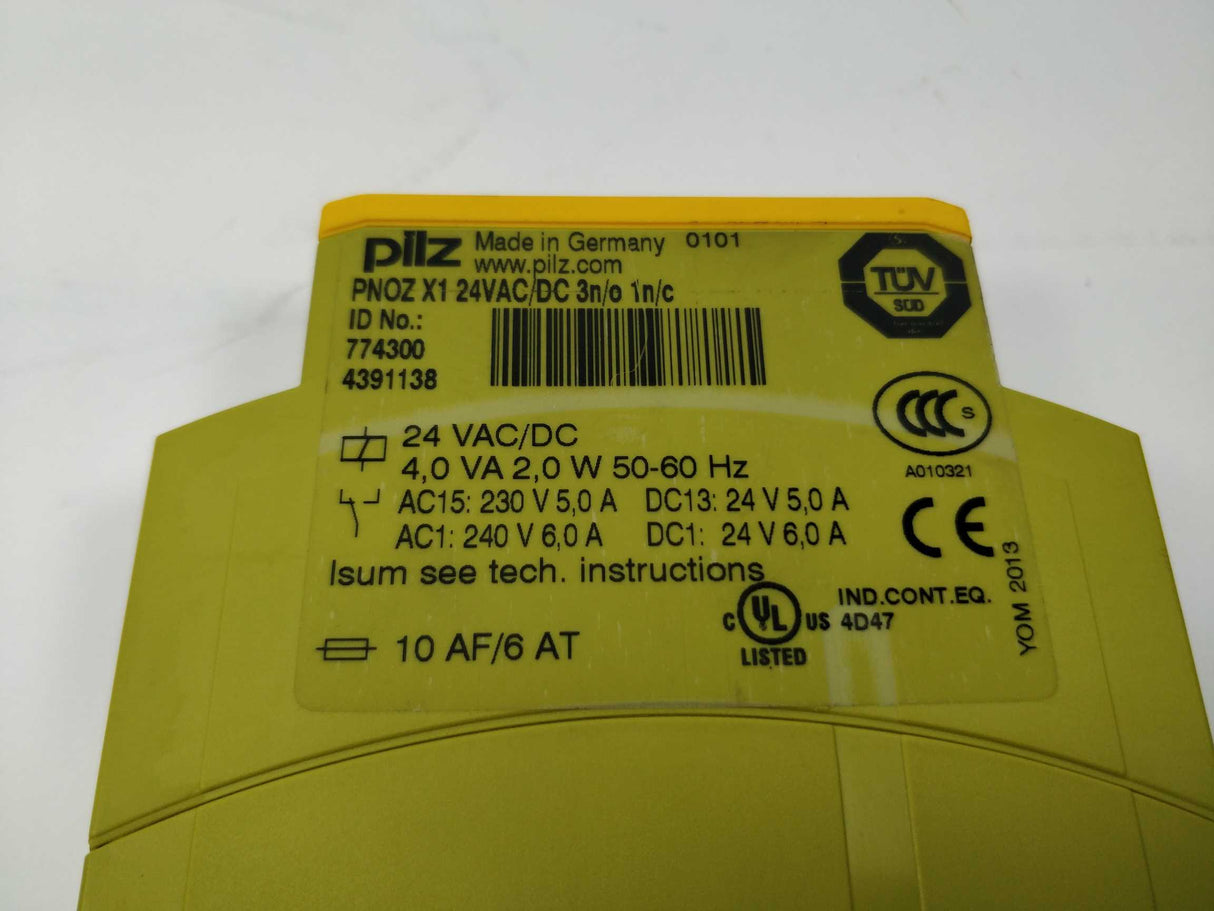 Pilz 774300 PNOZ X1 24VAC/DC 3n/o 1n/c