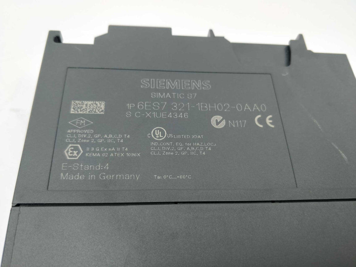 Siemens 6ES7321-1BH02-0AA0 SIMATIC S7-300 Digital Input