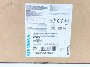 Siemens 3TK2850-1BB40 SIRIUS safety relay w/ contactor relay enabling circuits