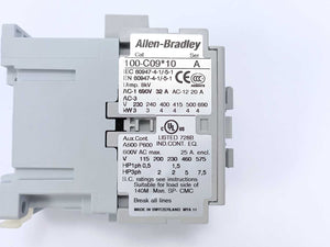 AB 100-C09KJ10 Ser. A Contactor 24V50/60HZ