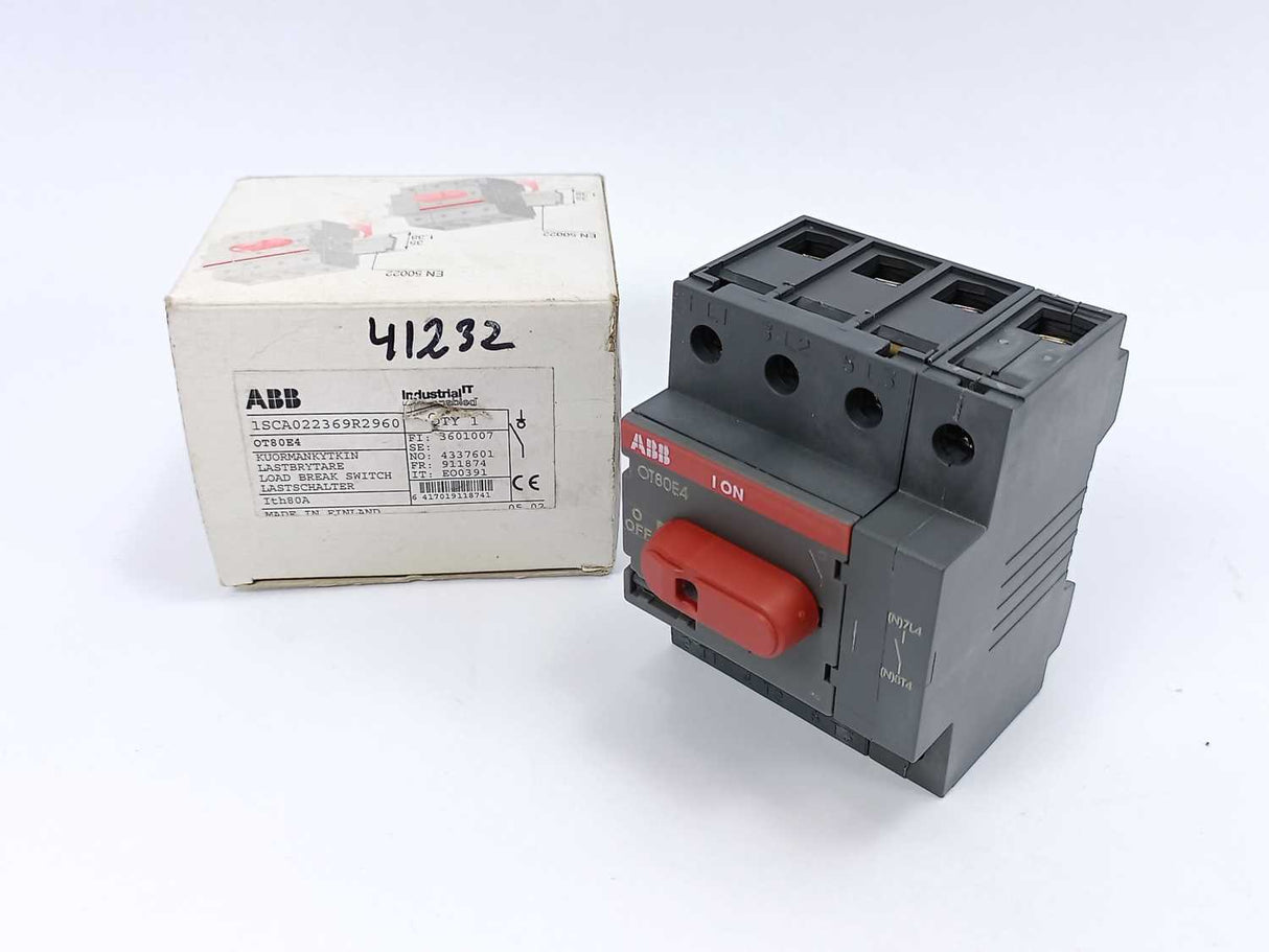 ABB 1SCA022369R2960 OT80E4 Load Break Switch