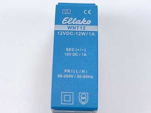 Eltako WNT12-12VDC-12W/1A Wide-range switching power supply unit