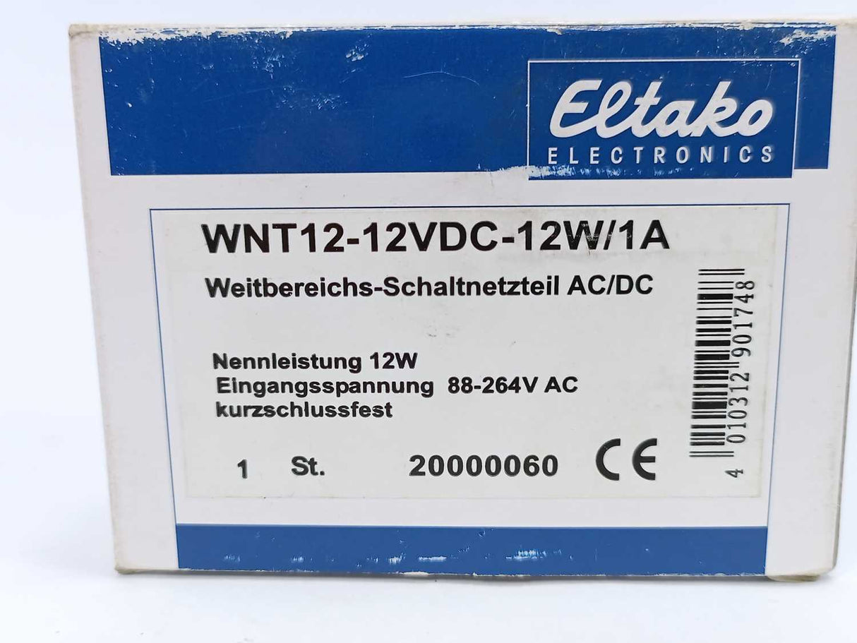 Eltako WNT12-12VDC-12W/1A Wide-range switching power supply unit