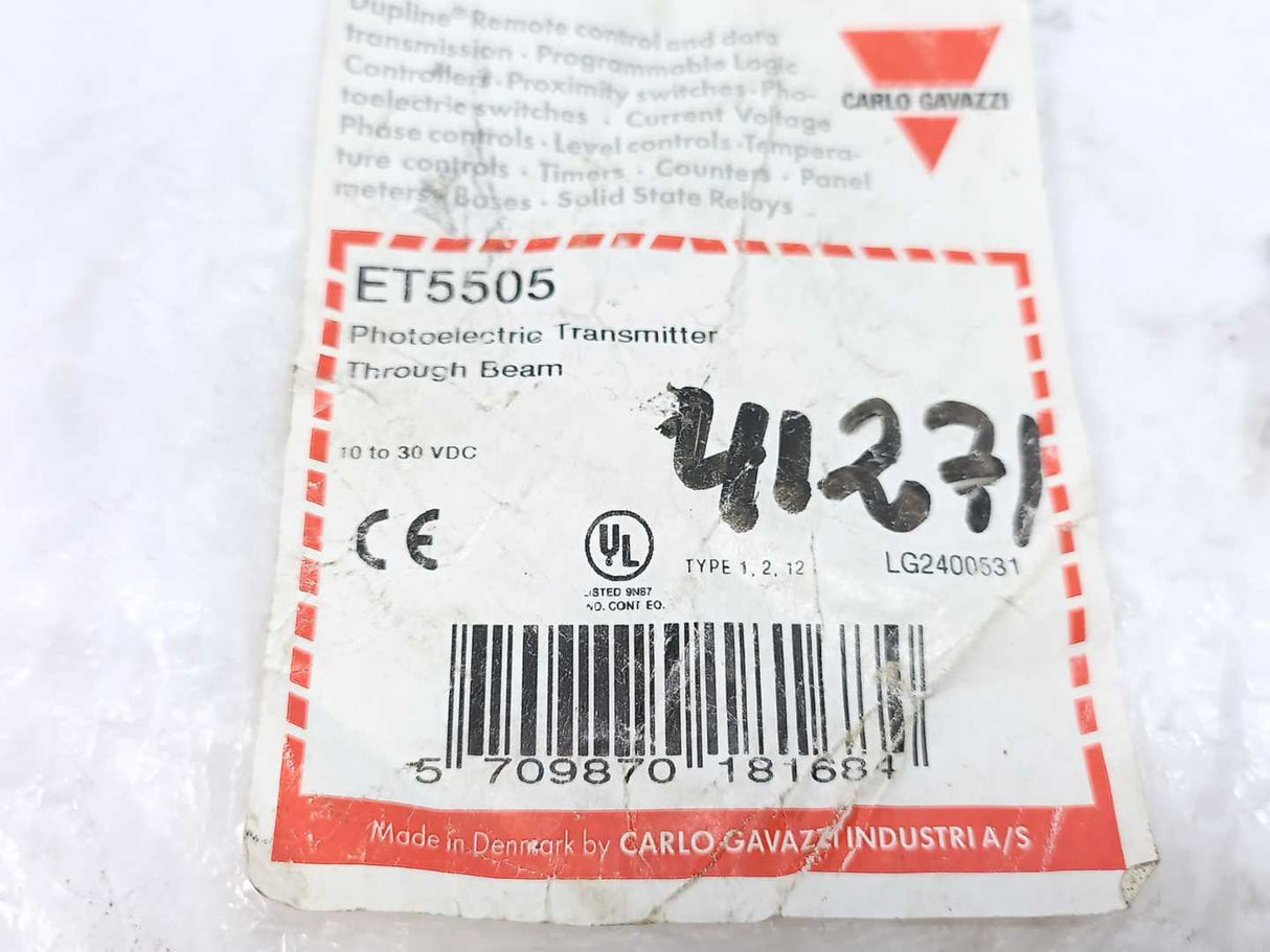 Carlo Gavazzi ET5505 Photoelectric Transmitter 10 to 30 VDC