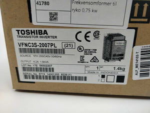 Toshiba VFNC3S-2007PL INDUSTRIAL INVERTER