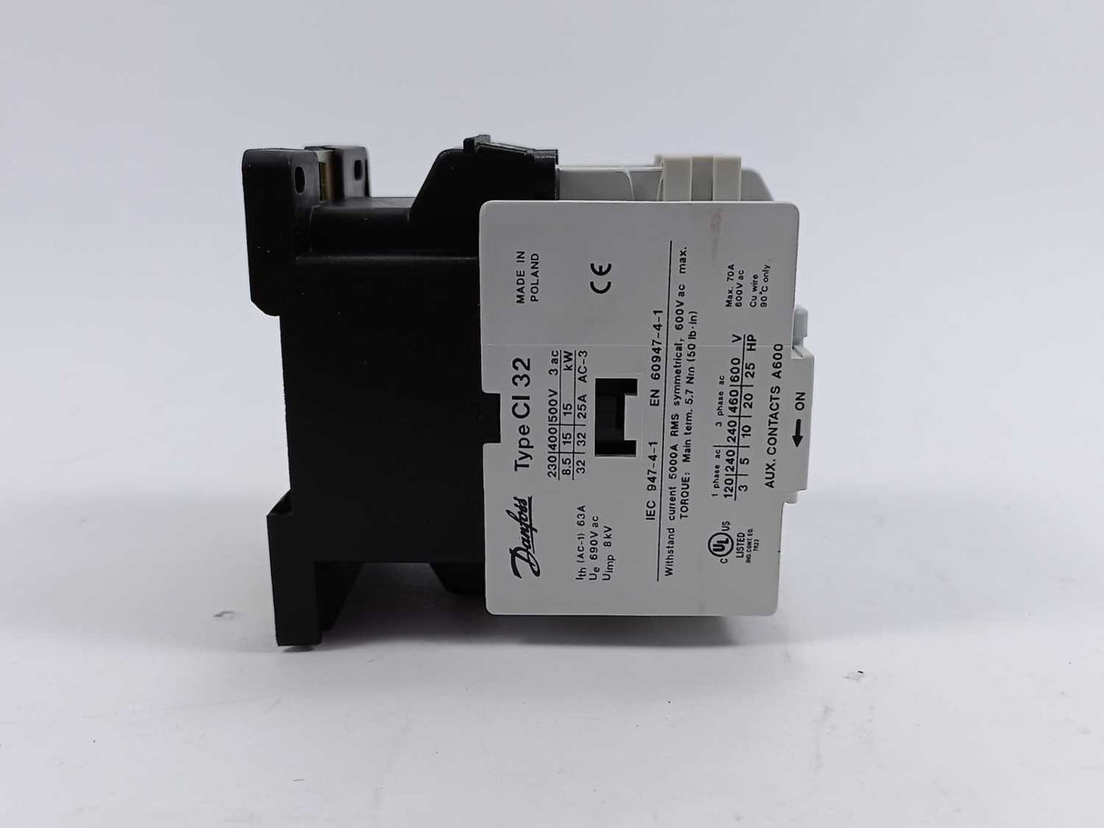 Danfoss CI 32 Contactor, Coil 220-230V/50Hz