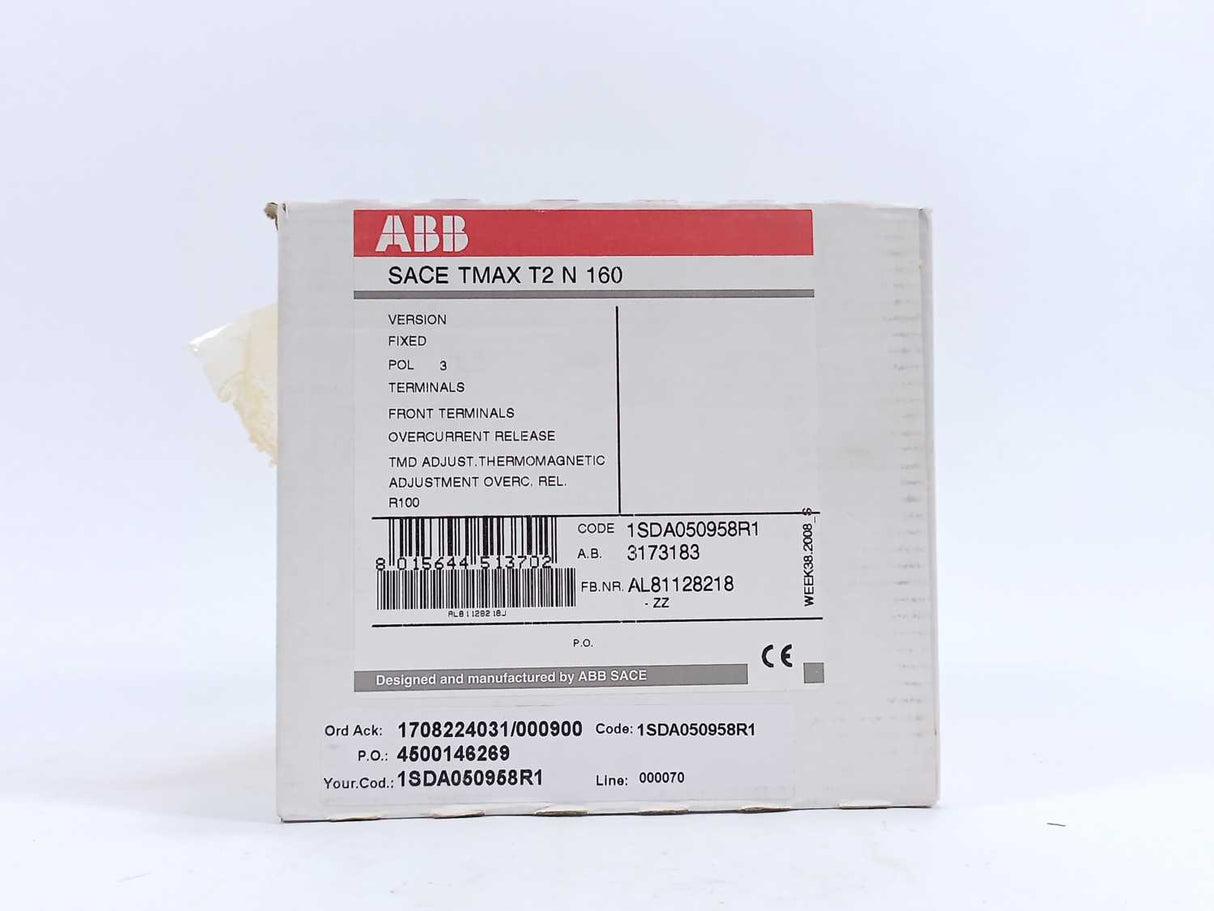 ABB T2N 160 Moulded Case Circuit Breaker