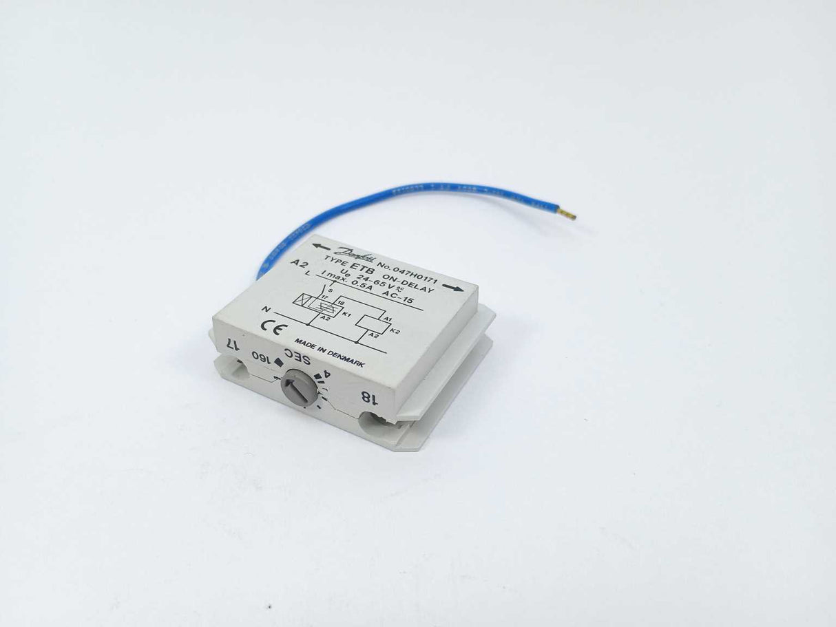 Danfoss 047H0171 ETB ON-DELAY TIMER, 4-160 SEC.