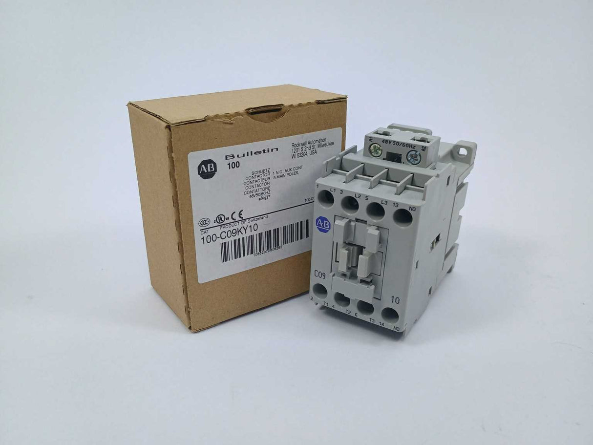 AB 100-C09KY10 Ser. A Bulletin 100 Contactor. 48V 50/60Hz Coil