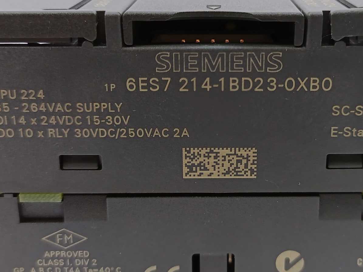 Siemens 6ES7 214-1BD23-0XB0 SIMATIC S7-200 CPU224