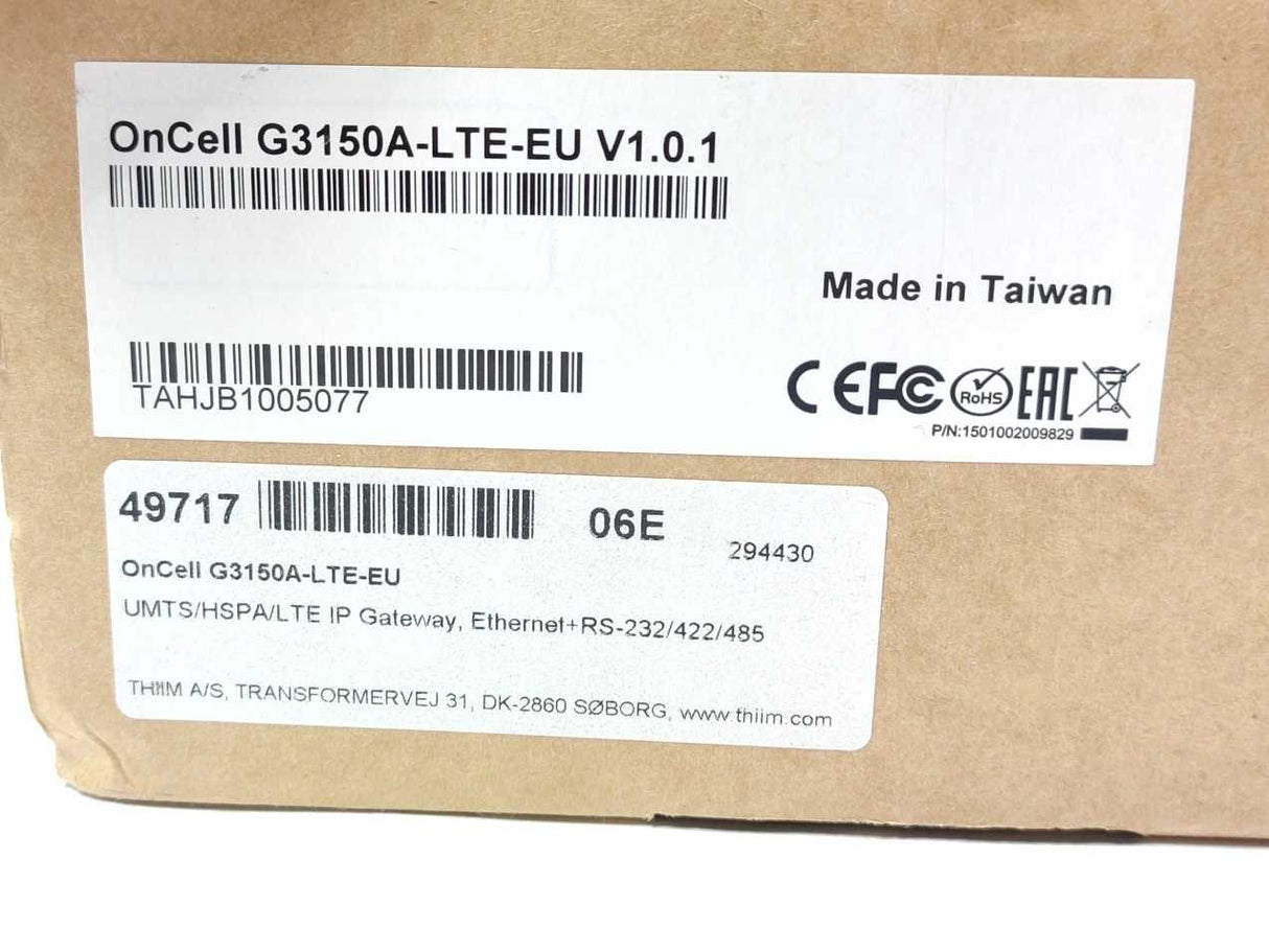 Moxa OnCell G3150A-LTE-EU Industrial LTE Cellular Gateway