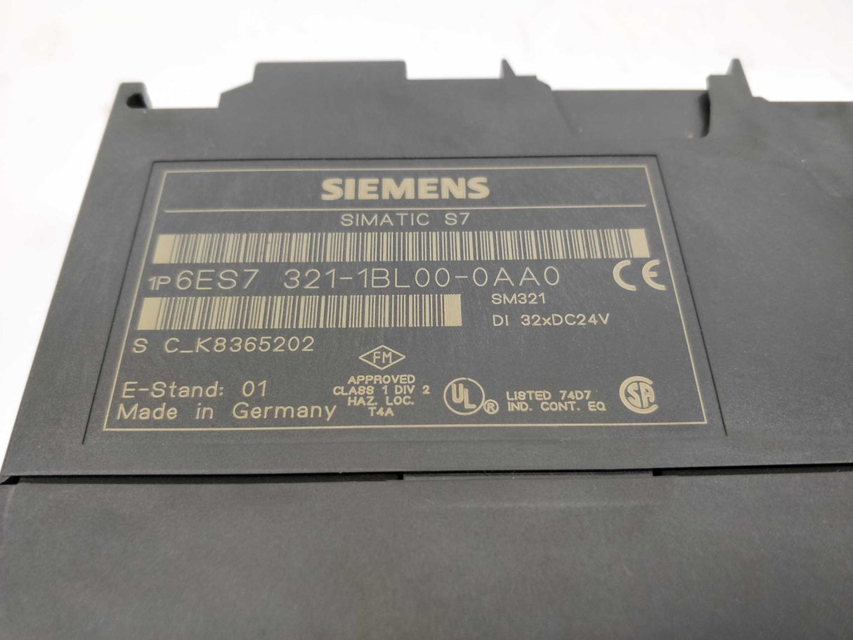 Siemens 6ES7321-1BL00-0AA0 SIMATIC S7-300 Digital input SM 321