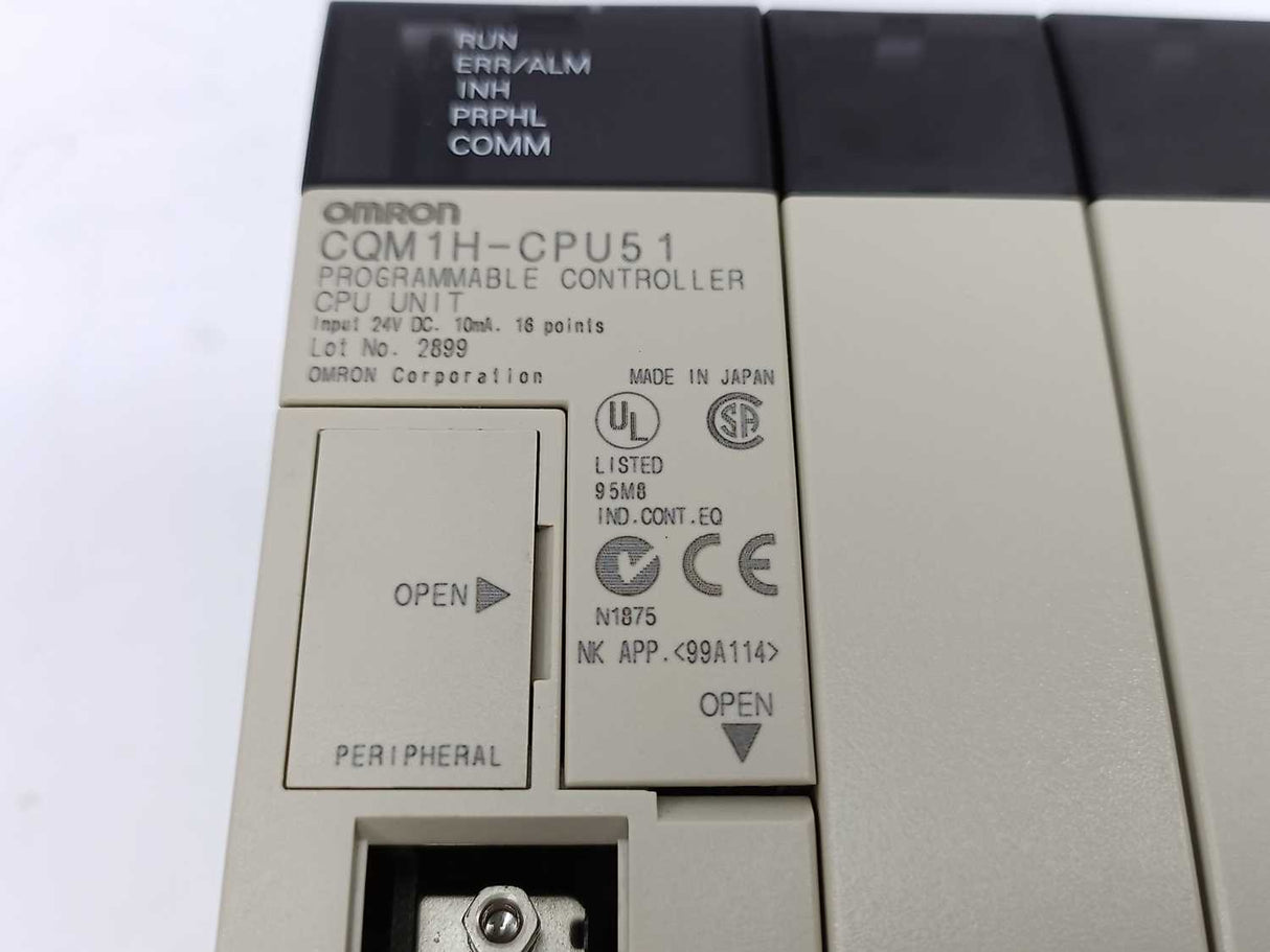 OMRON CQM1-CPU51 Programmable Controller  CPU Unit