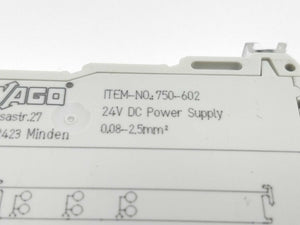 Wago 750-602 24VDC Power supply