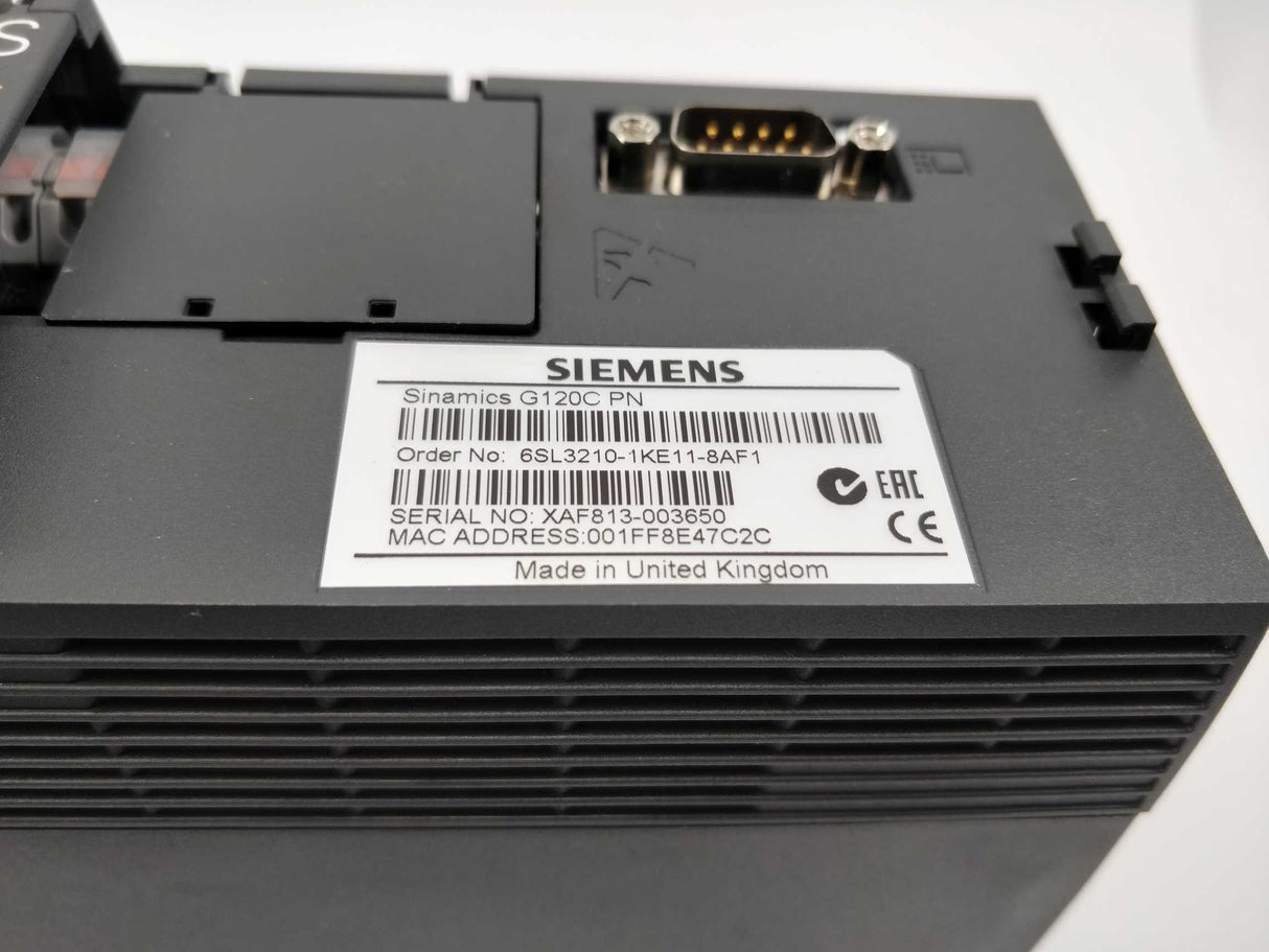 Siemens 6SL3210-1KE11-8AF1 SINAMICS G120C PN