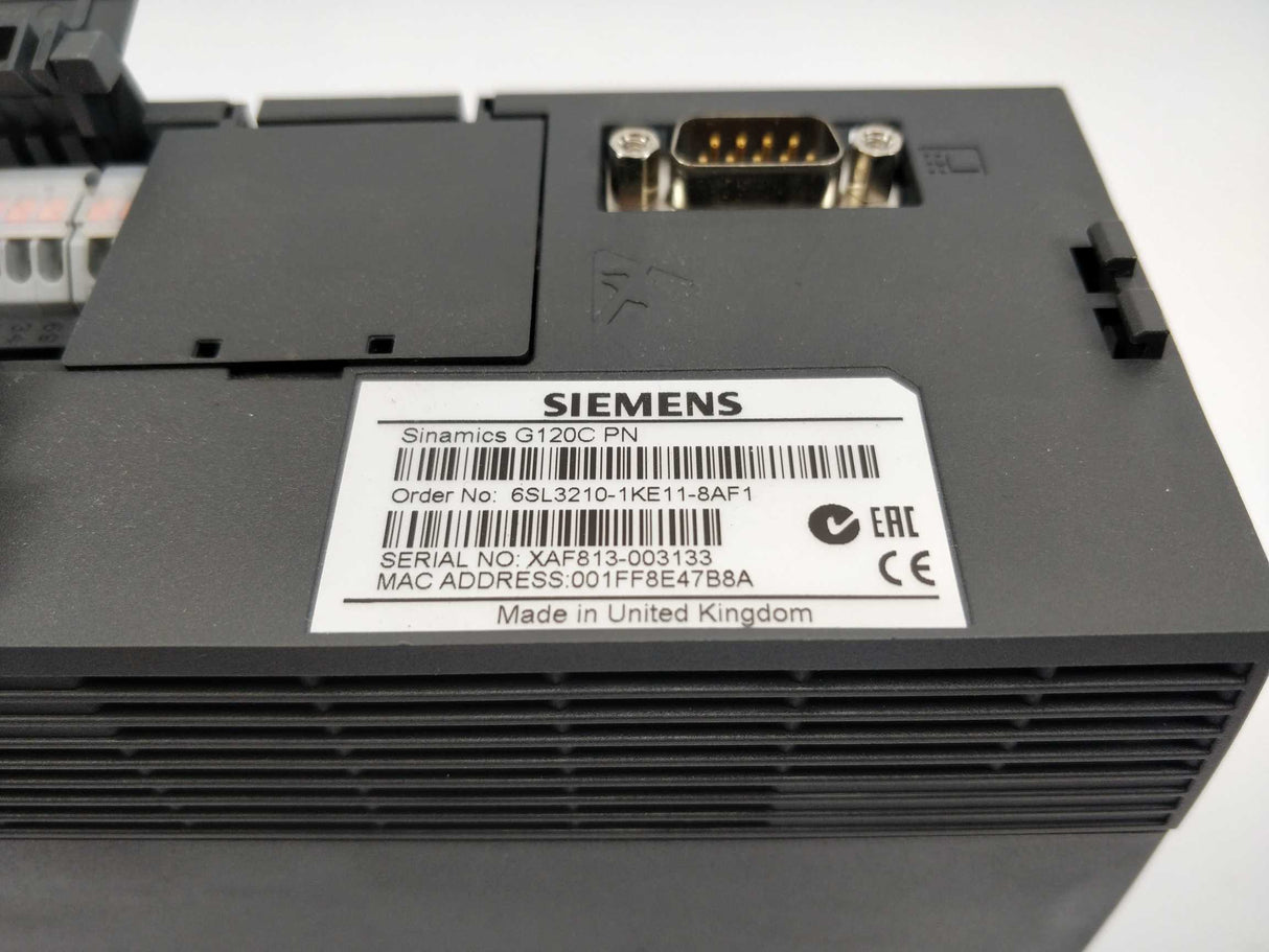 Siemens 6SL3210-1KE11-8AF1 SINAMICS G120C PN