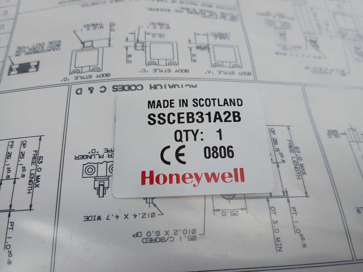 Honeywell SSCEB31A2B New Limit switch