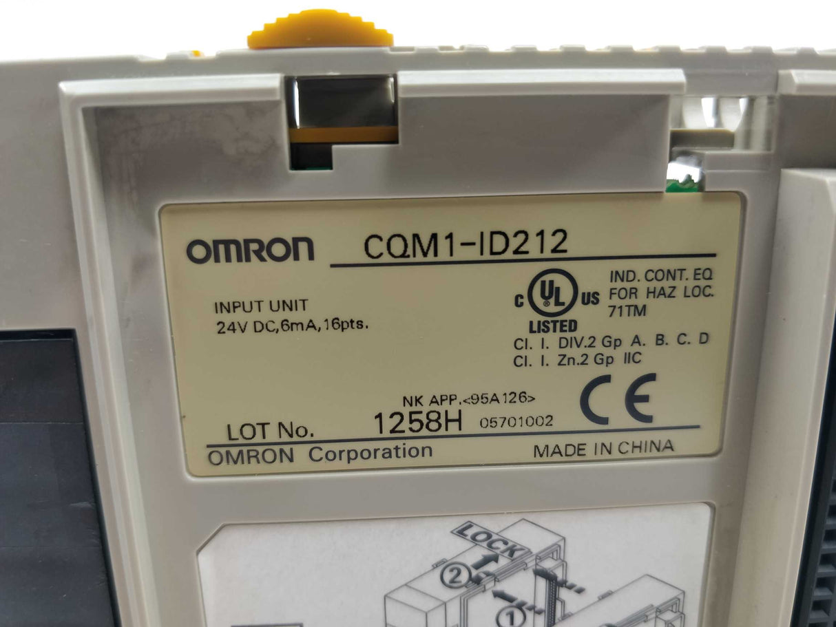 OMRON CQM1-ID212 Input unit