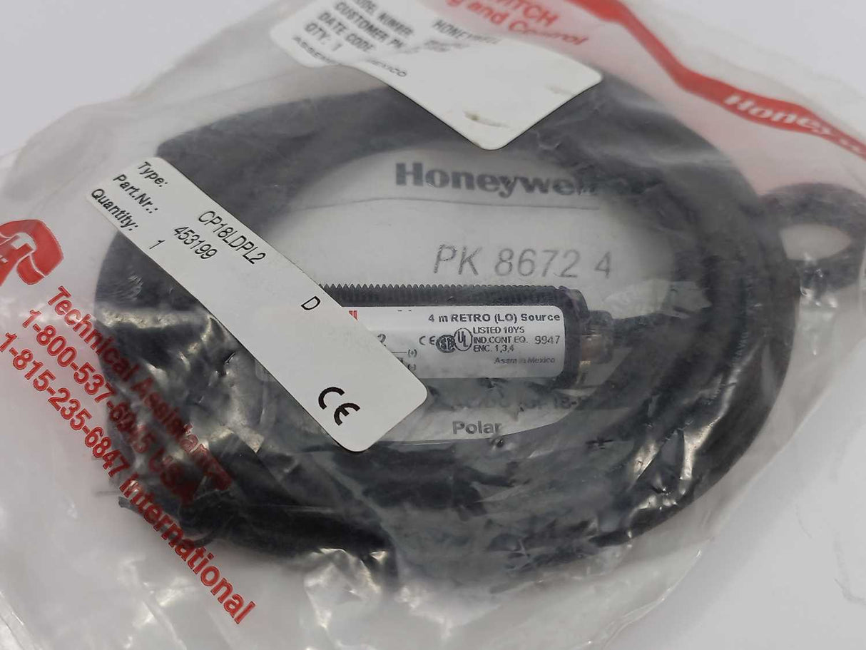 Honeywell CP18LDPL2 DJY6539 Photoelectric Sensor