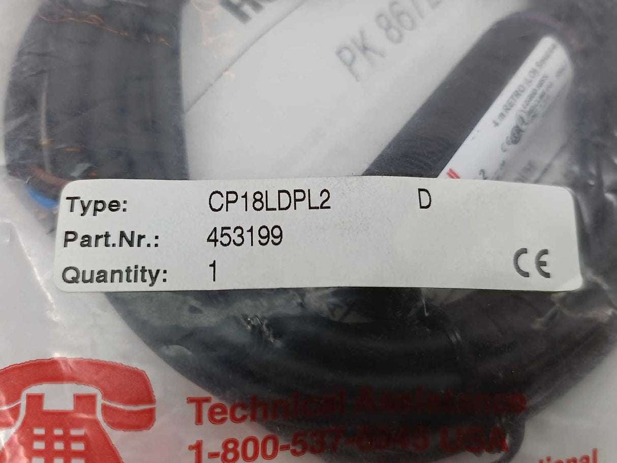 Honeywell CP18LDPL2 DJY6539 Photoelectric Sensor