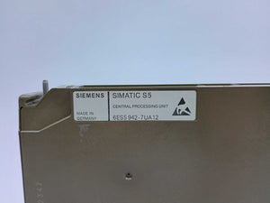 Siemens 6ES5942-7UA12 SIMATIC S5 942 Central Processing Unit