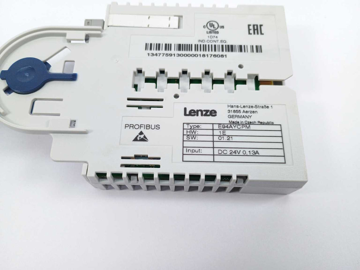 LENZE E94AYCPM Profibus Module HW 1E